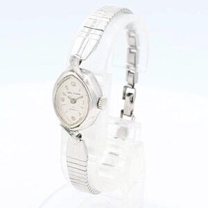 Vintage Waltham Cocktail 17J Ladies Mechanical Wristwatch Steel & Chrome